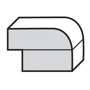 2cm demi bull nose
